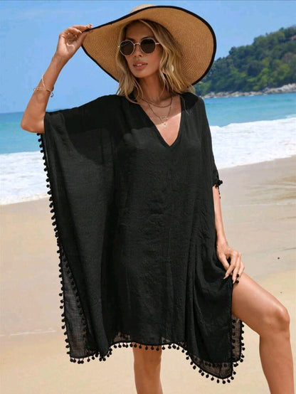 Trendy Cover Up - Black - One Size