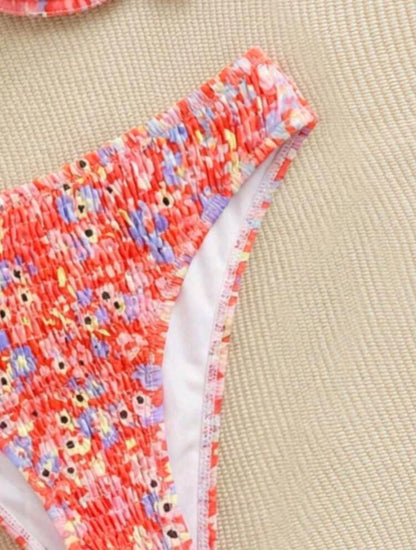 Trendy 2 Pieces Floral Bikini