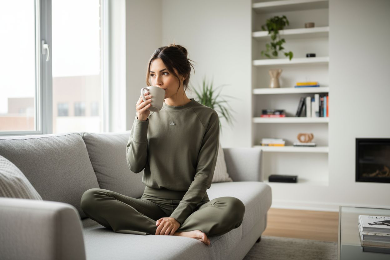 Trendy Sweatsuit - flare cut