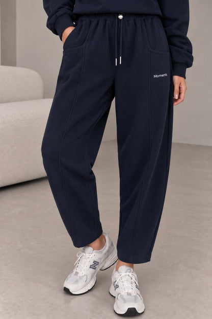 Trendy Sweatsuit - Half Zipper