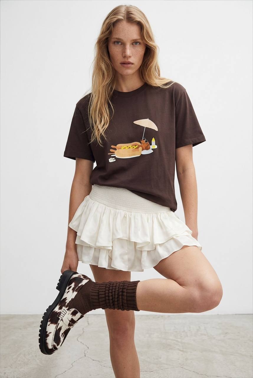 Trendy Summer Cotton T-Shirt