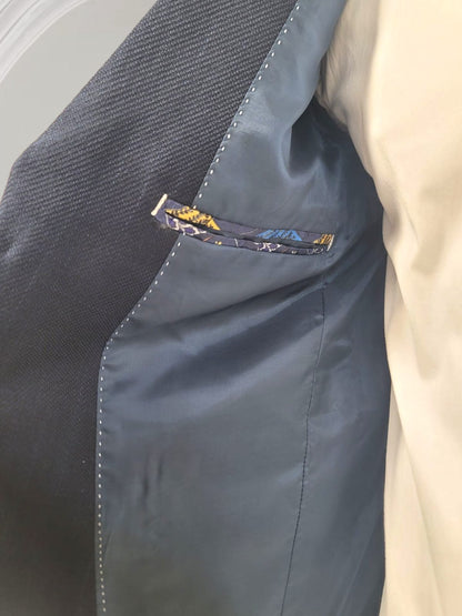 Men's Trendy Blazer - Navy Blue