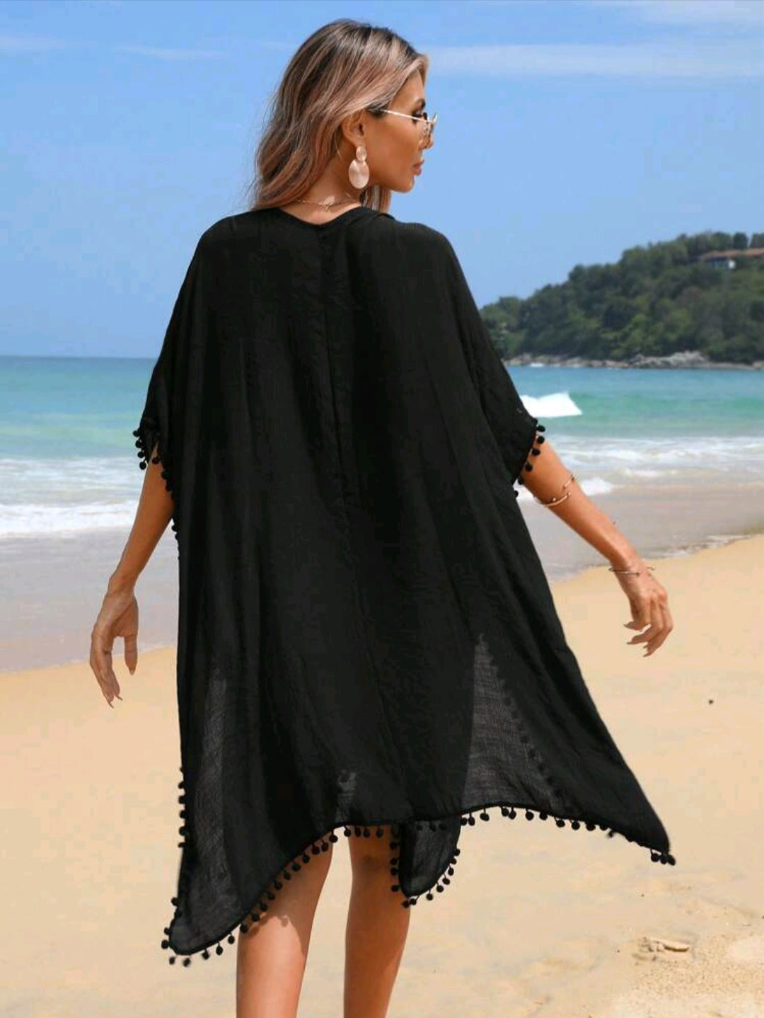 Trendy Cover Up - Black - One Size