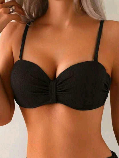 Trendy 2 pieces Strapless Swimsuit