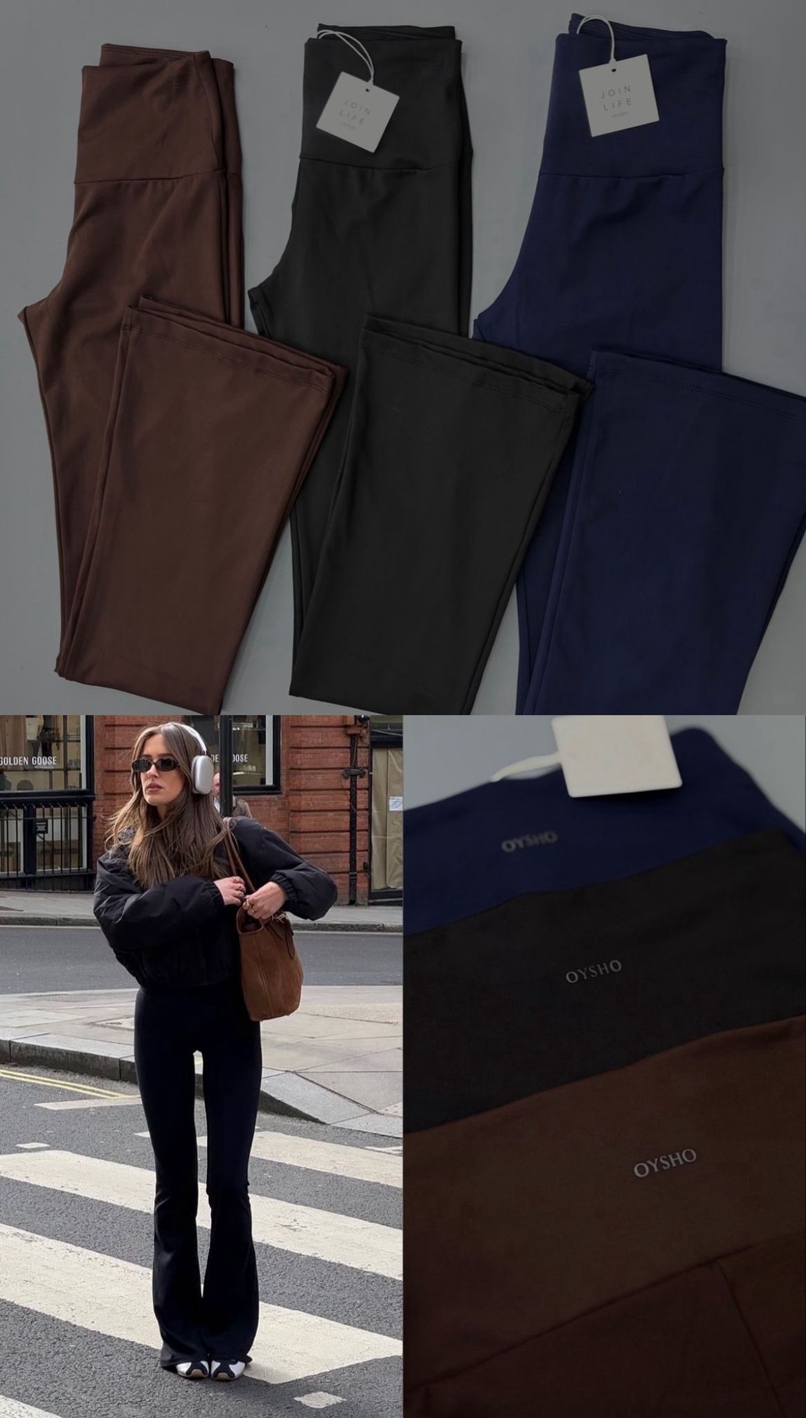 Oysho Flare Cut Legging - Espagnole