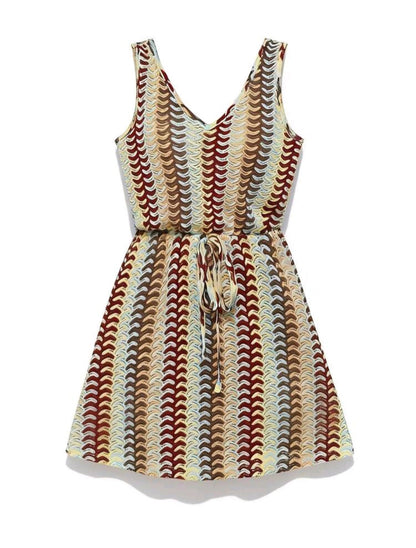 Trendy Multicolor Beach Dress