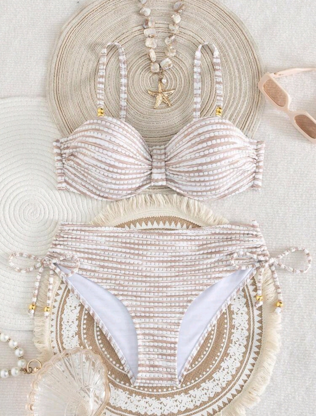 2 Pieces High Waisted