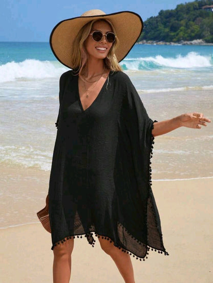 Trendy Cover Up - Black - One Size