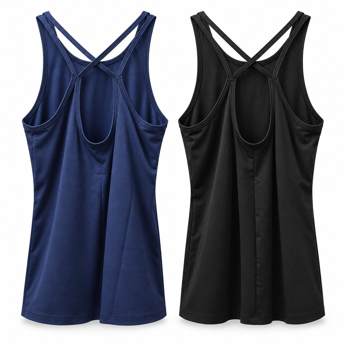 Cross-Back Athletic Tank Top