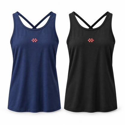 Cross-Back Athletic Tank Top